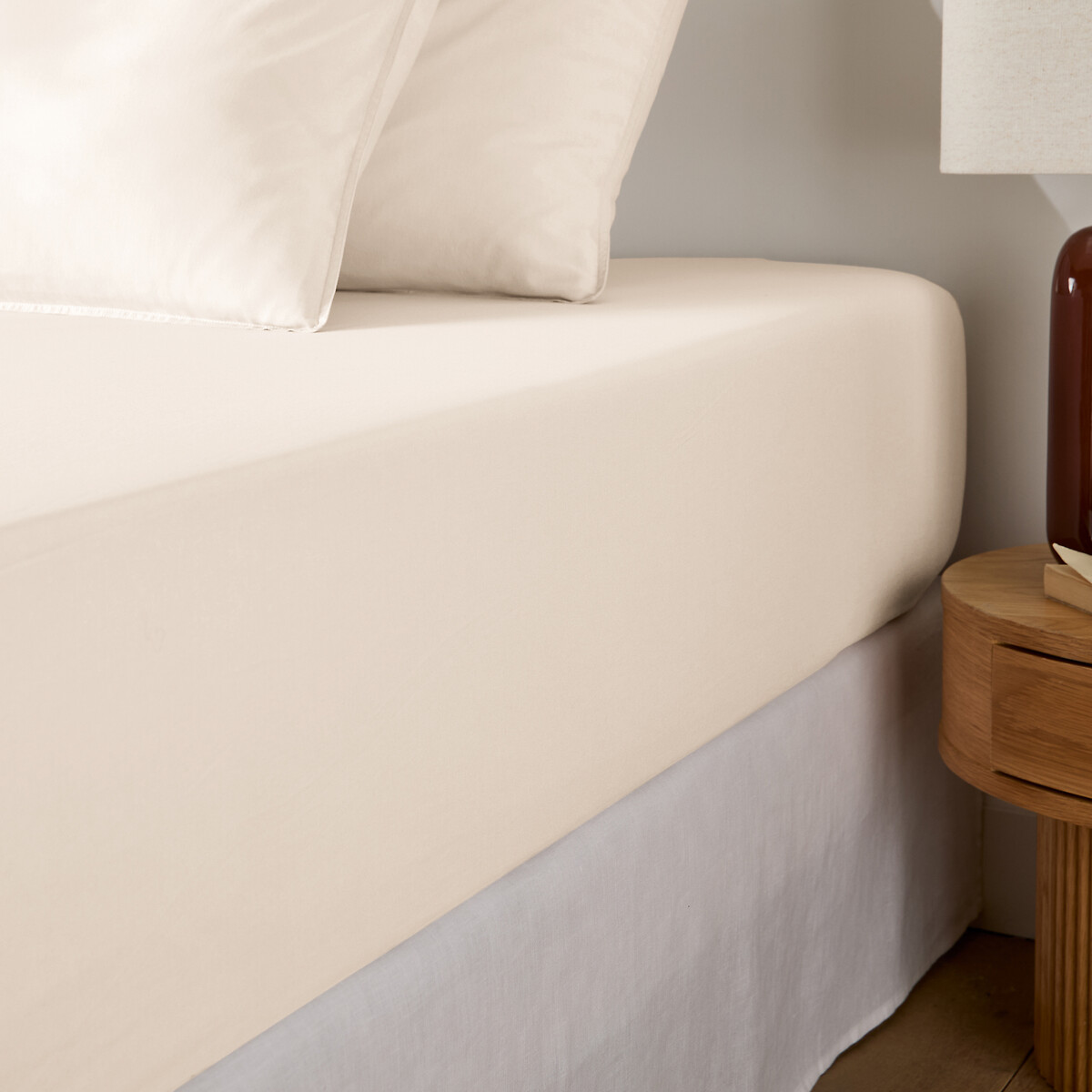 Σεντόνι με λάστιχο από προπλυμένο βαμβάκι 90x190 cm