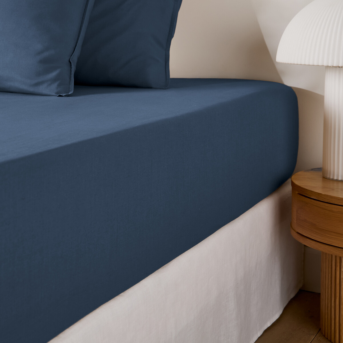 Σεντόνι με λάστιχο από προπλυμένο βαμβάκι 90x190 cm