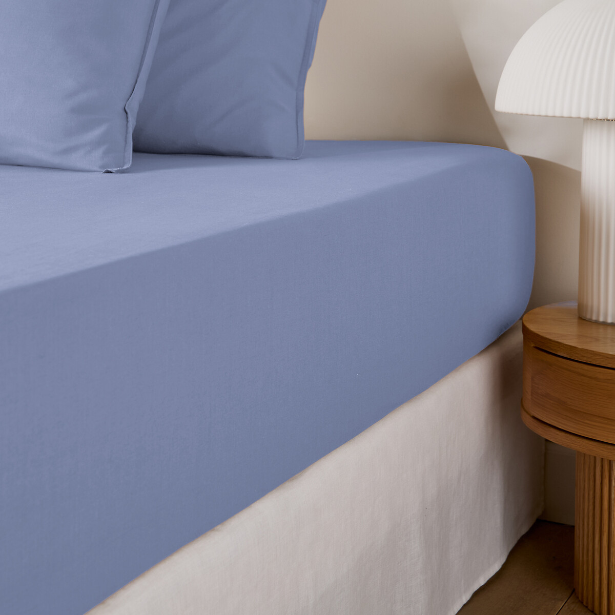 Σεντόνι με λάστιχο από προπλυμένο βαμβάκι 90x190 cm