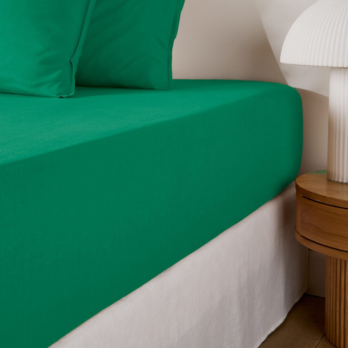 Σεντόνι με λάστιχο από προπλυμένο βαμβάκι 90x190 cm