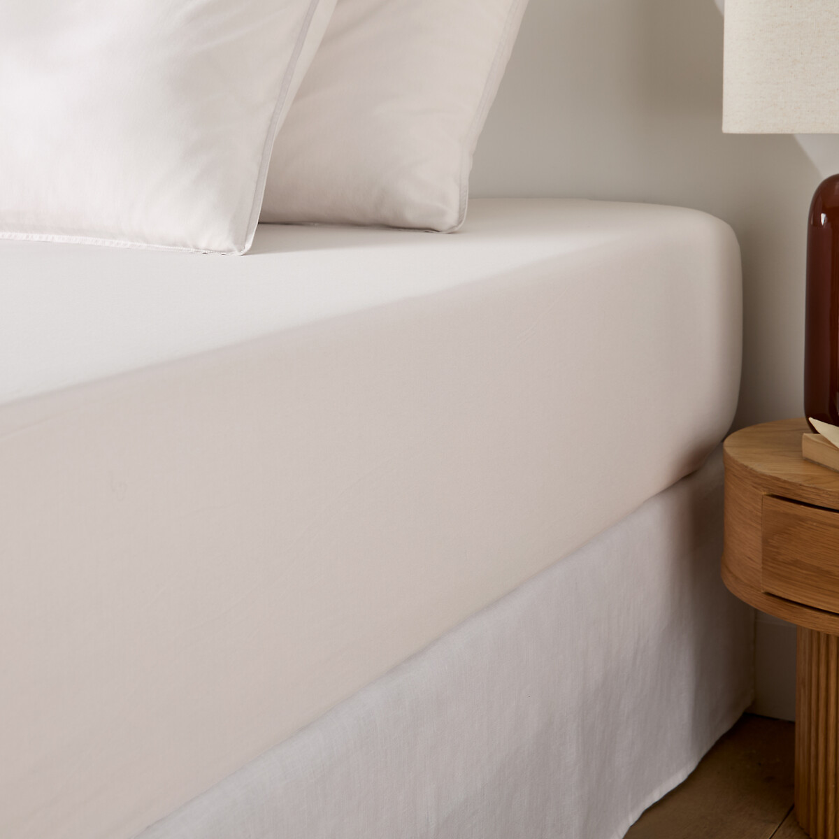 Σεντόνι με λάστιχο από προπλυμένο βαμβάκι 90x190 cm