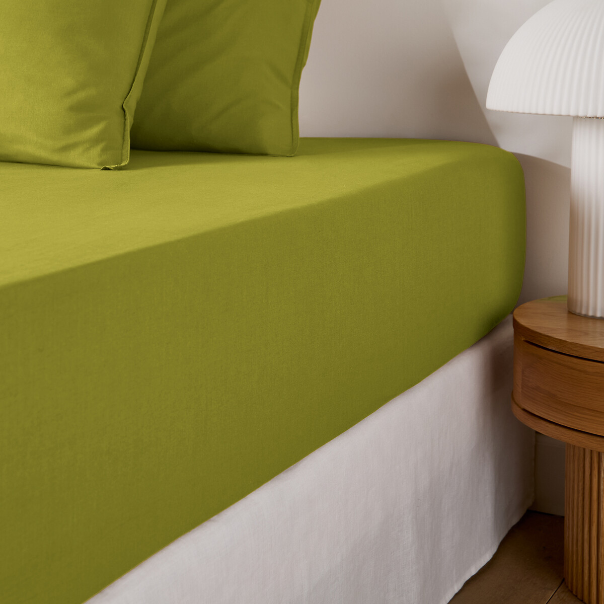 Σεντόνι με λάστιχο από προπλυμένο βαμβάκι 90x190 cm