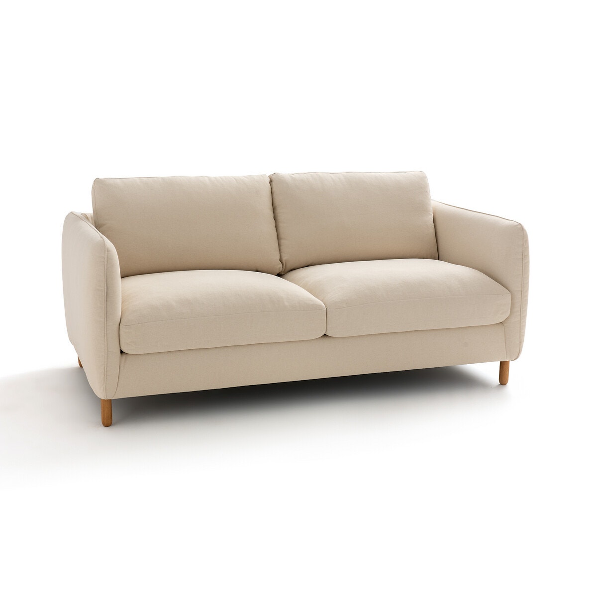 Καναπές από βαμβάκι και λινό 2 Μ95xΠ165xΥ86cm