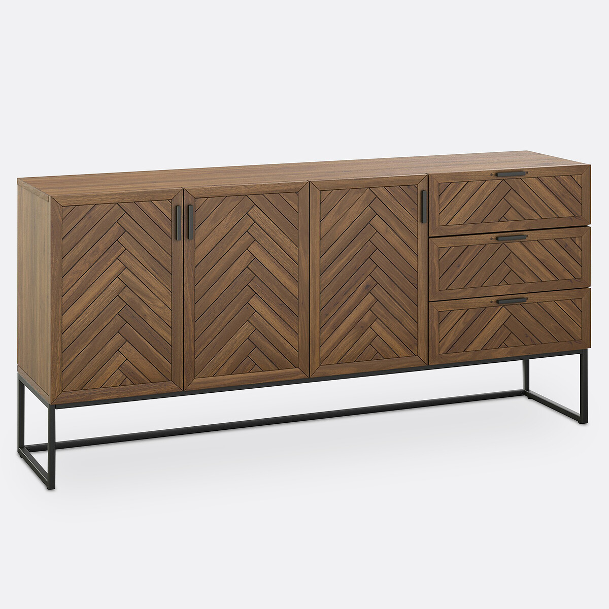 La Redoute Interieurs Μπουφές με 3 πόρτες και 3 συρτάρια Π180xΥ85cm