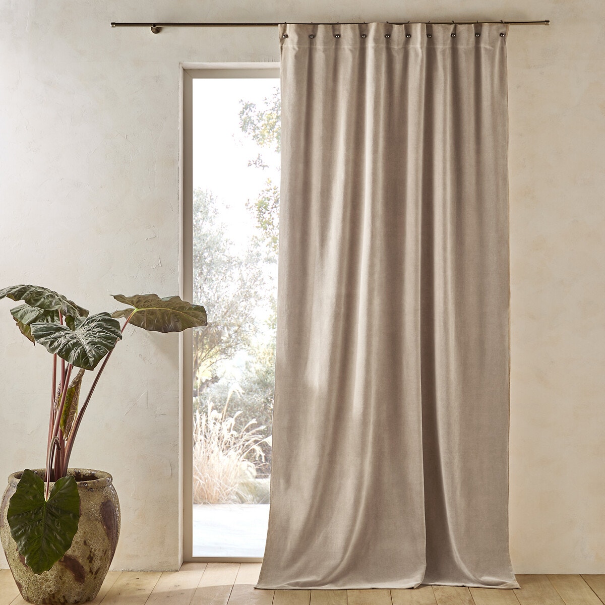 Κουρτίνα από βελούδο stone washed, Nyodhi