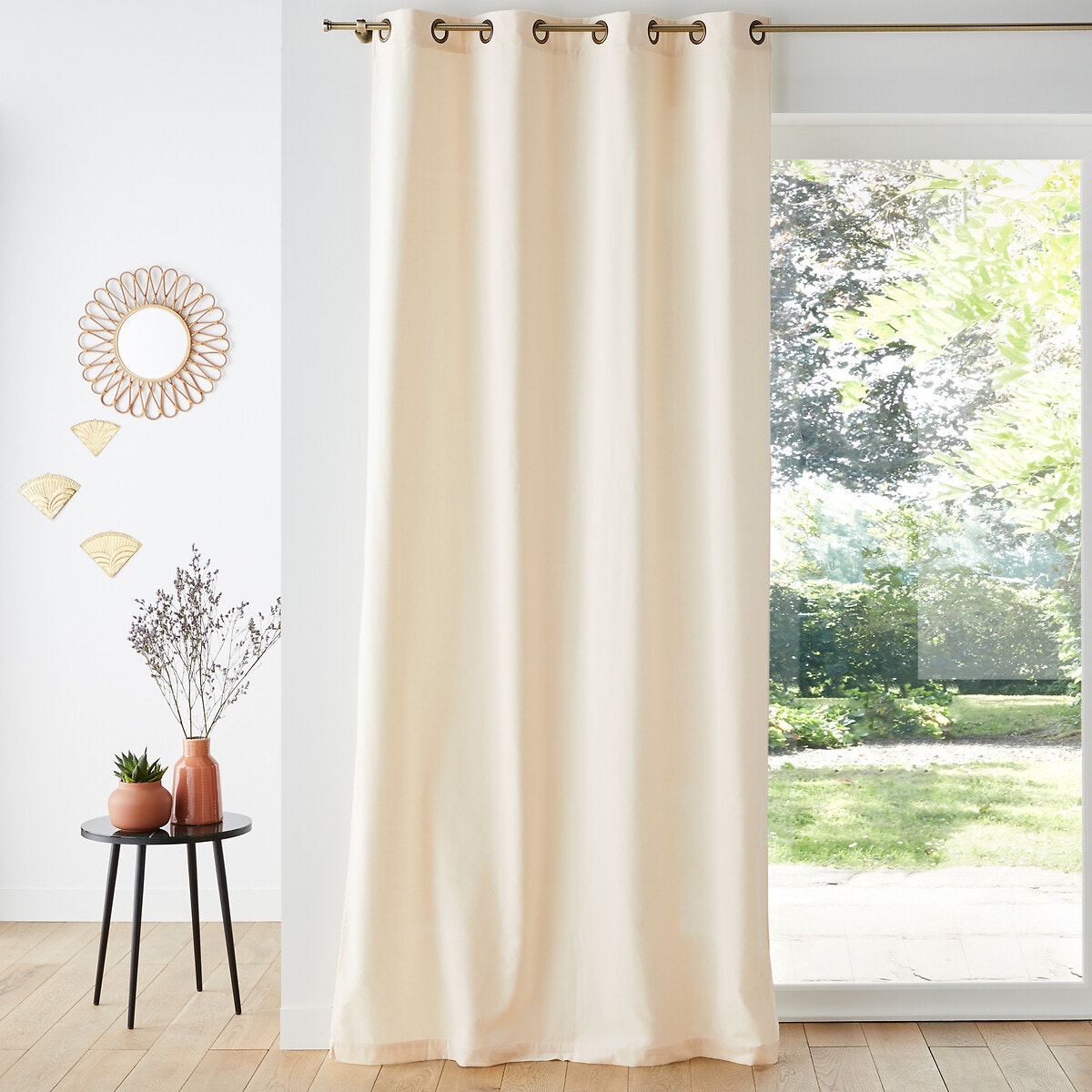 Κουρτίνα από βελούδο με καψούλια 220x135 cm