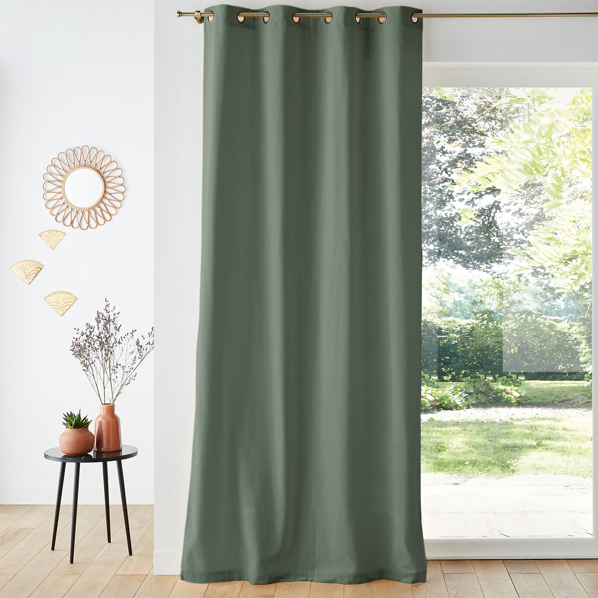 La Redoute Interieurs Κουρτίνα από βελούδο με καψούλια 180x135 cm