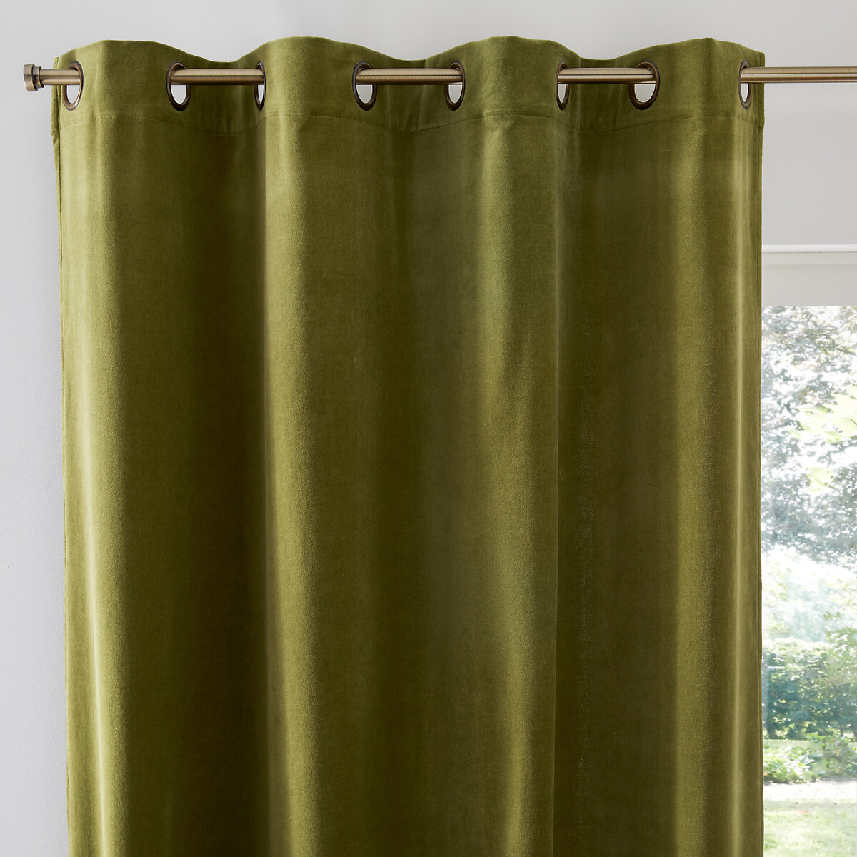 Κουρτίνα από βελούδο με καψούλια 180x135 cm