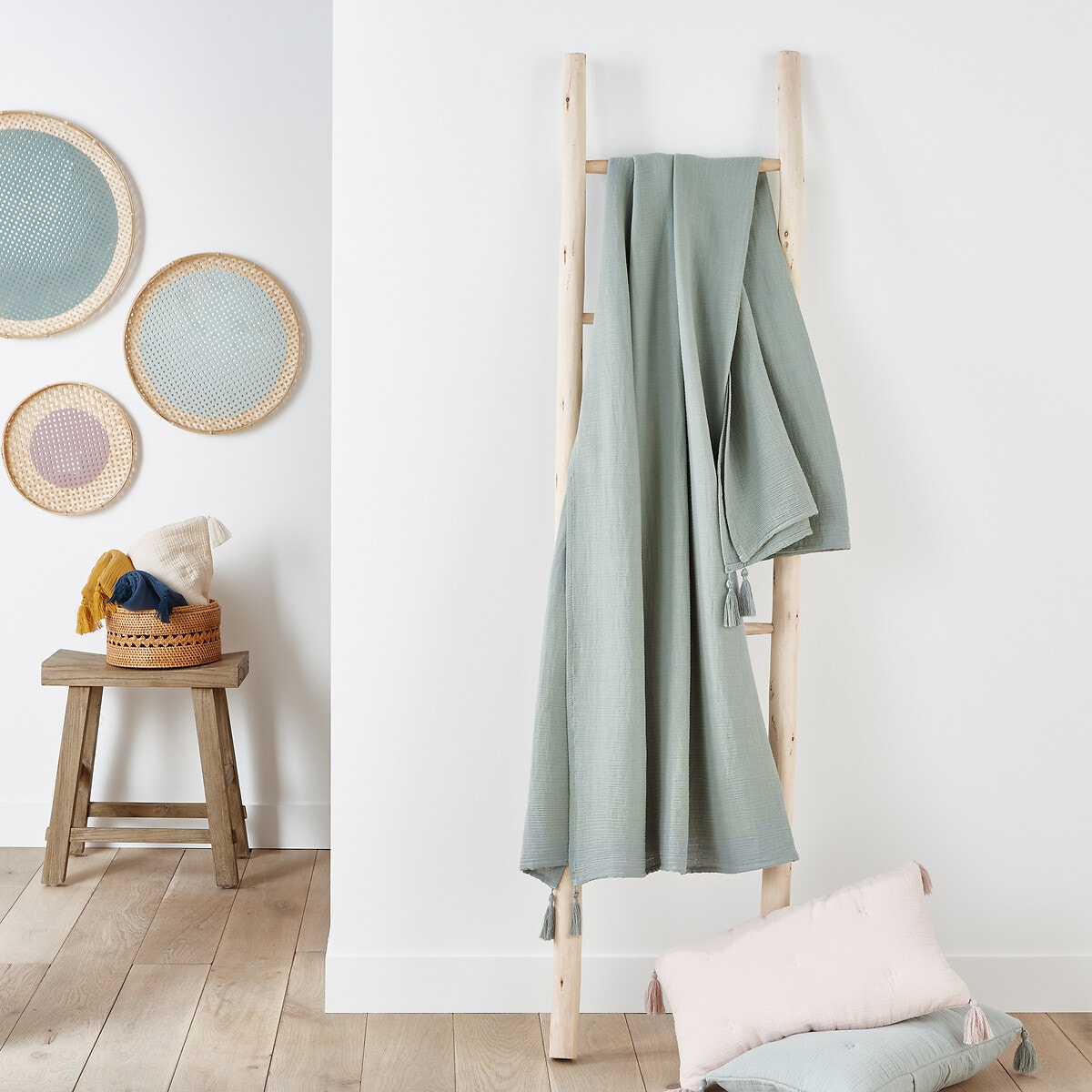 Ριχτάρι από βαμβακερή γάζα One size Μ140xΠ170cm