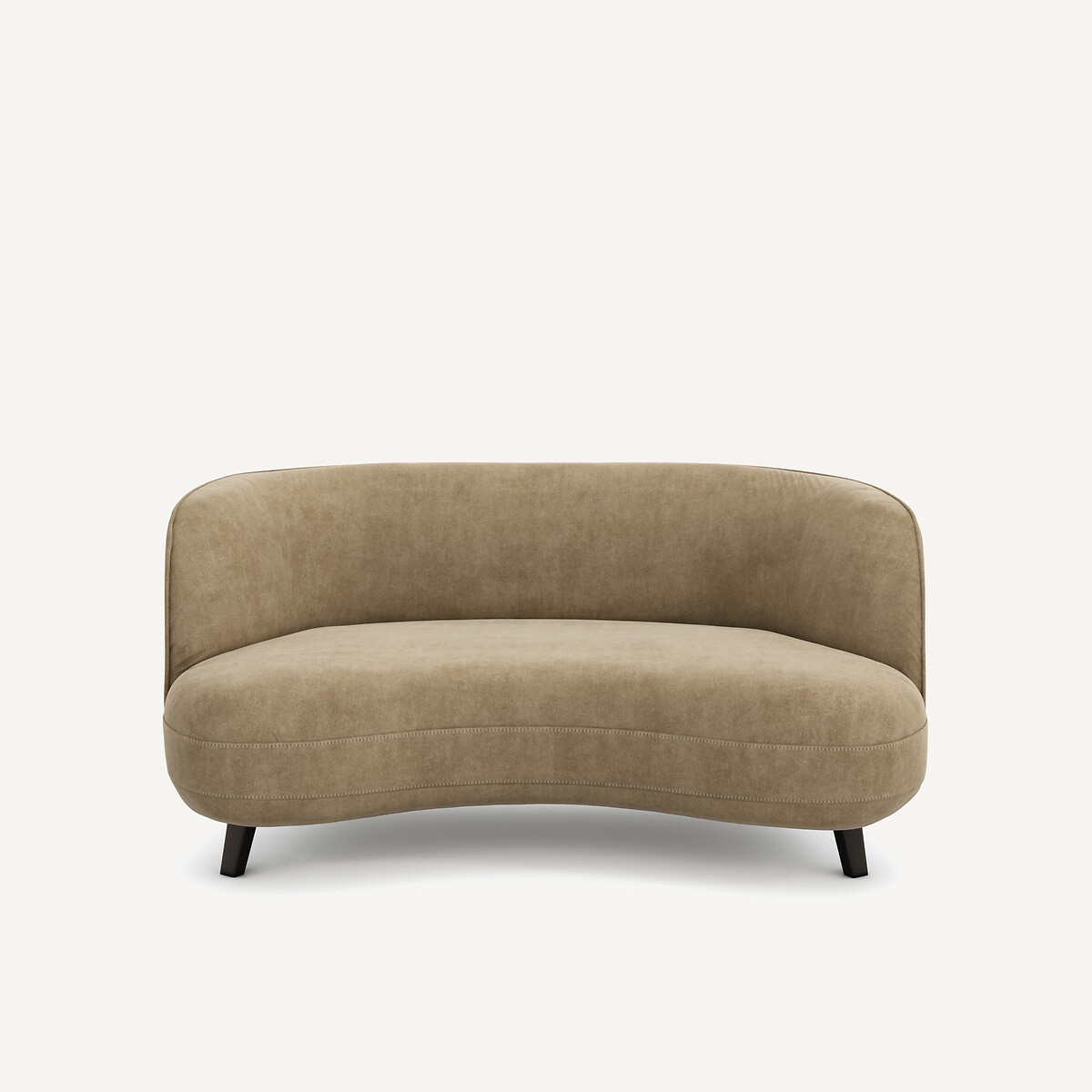 Καναπές XS από βελούδο stonewashed Rosebury Μ93xΠ160xΥ75cm