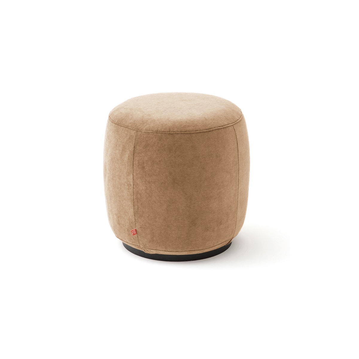 Υποπόδιο από βελούδο stonewashed Rosebury Μ39xΠ39xΥ40cm