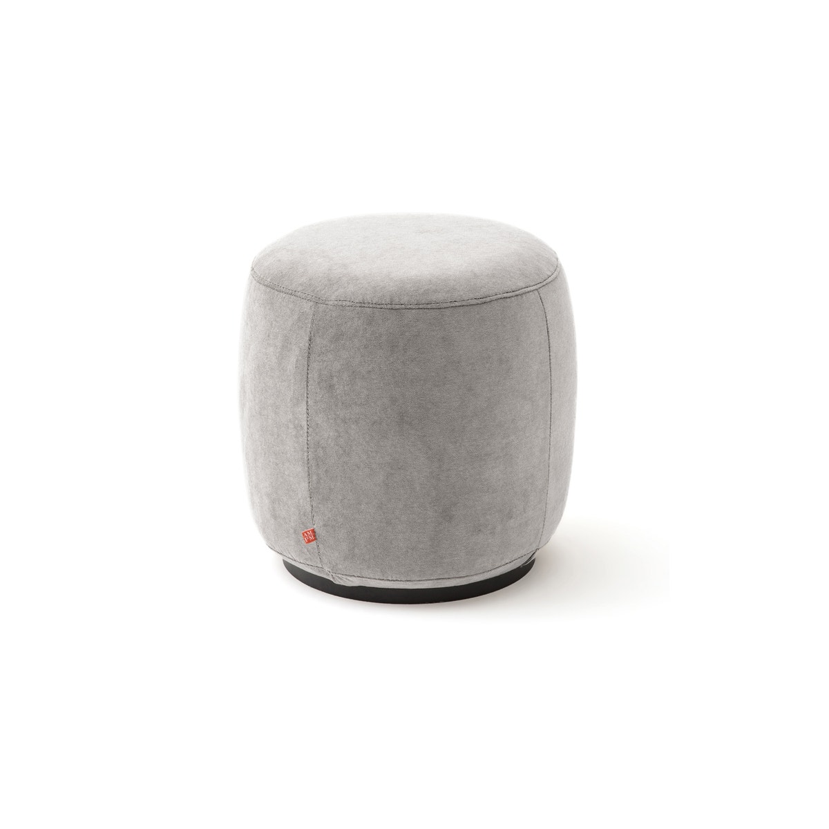 Υποπόδιο από βελούδο stonewashed Rosebury, σχεδίασης E. Gallina