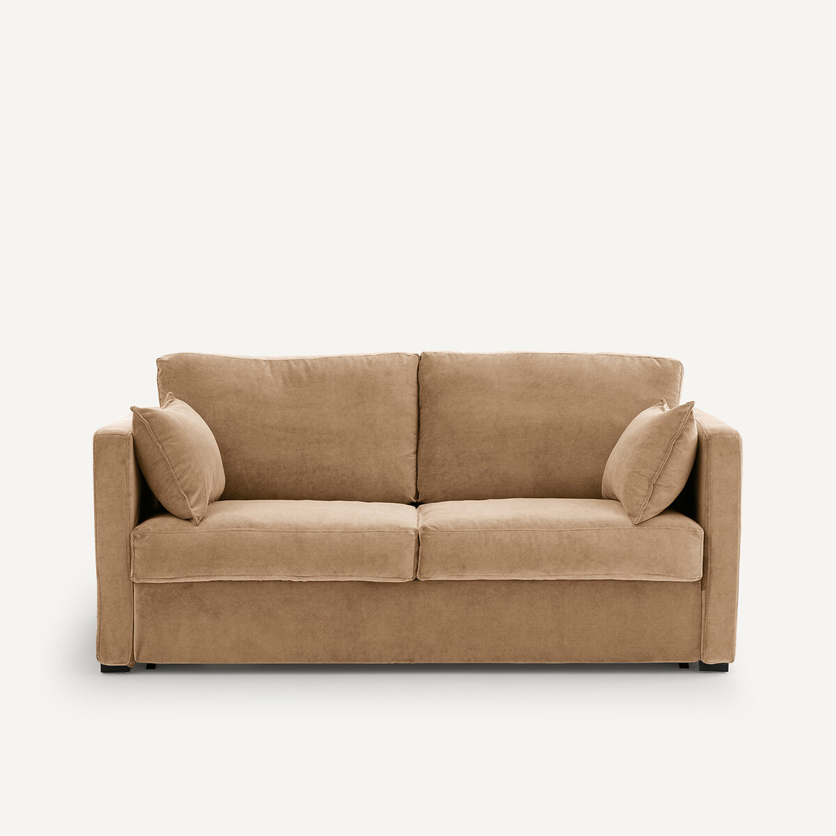 Πτυσσόμενος καναπές από βελούδο stonewashed Μ98xΠ187xΥ87cm 350136185_3276
