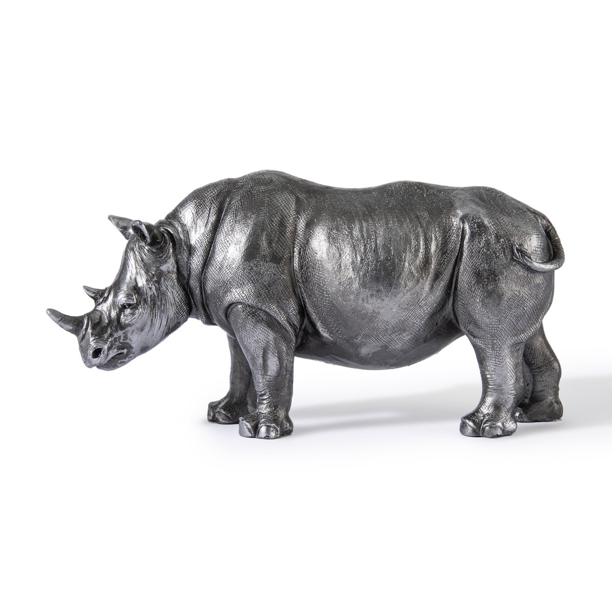 KAMI Bronze Effect Rhino Ornament