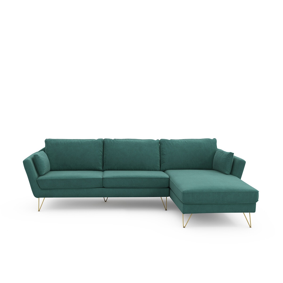 La Redoute Interieurs Γωνιακός καναπές από βελούδο