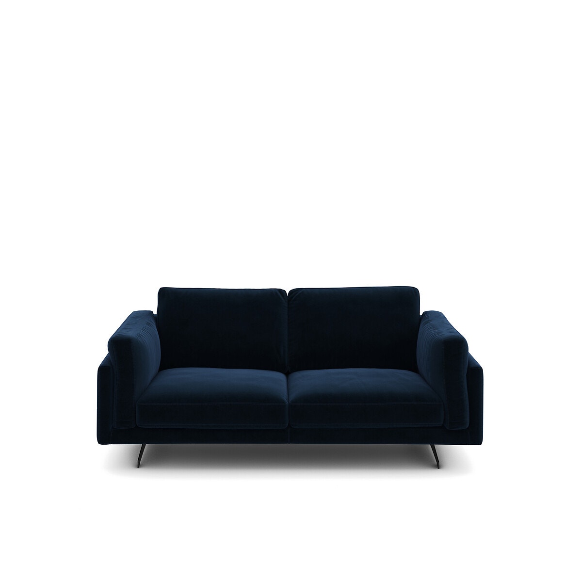 Διθέσιος καναπές από βελούδο Μ99xΠ188xΥ82cm