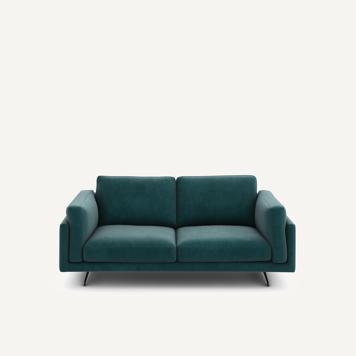 Διθέσιος καναπές από βελούδο Μ99xΠ188xΥ82cm