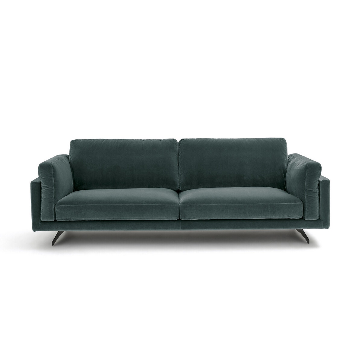 Καναπές από βελούδο Μ99xΠ213xΥ82cm