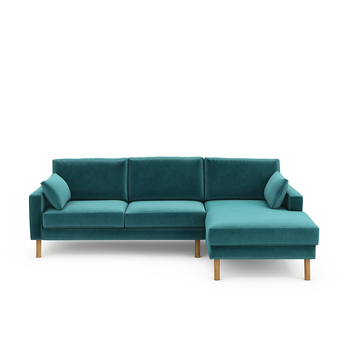 SO'HOME Γωνιακός καναπές από βελούδο Μ165xΠ265xΥ86cm