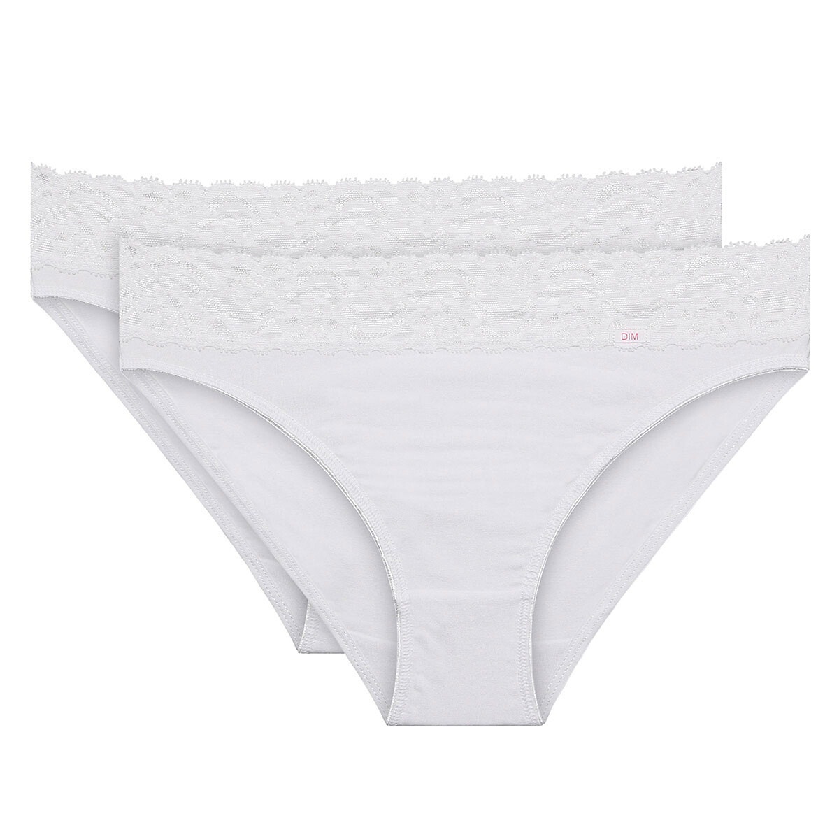 Σετ 2 μάξι σλιπ, Coton Stretch Féminine