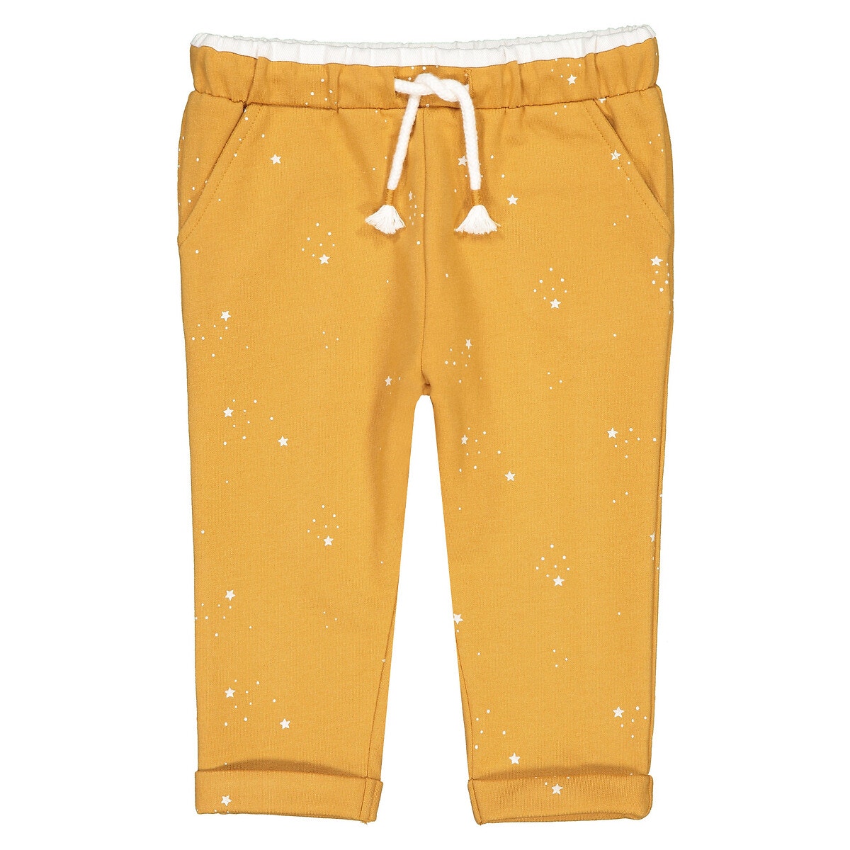Εμπριμέ παντελόνι jogpant από φανέλα με αστέρια, 1 μηνός - 3 ετών ΠΑΙΔΙ | Παντελόνια | Φόρμες