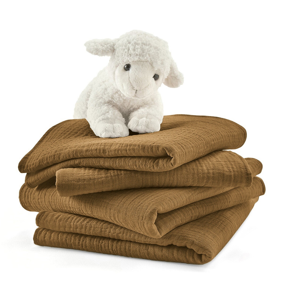 La Redoute Interieurs Σετ 4 μεγάλες πάνες από βαμβακερή γάζα