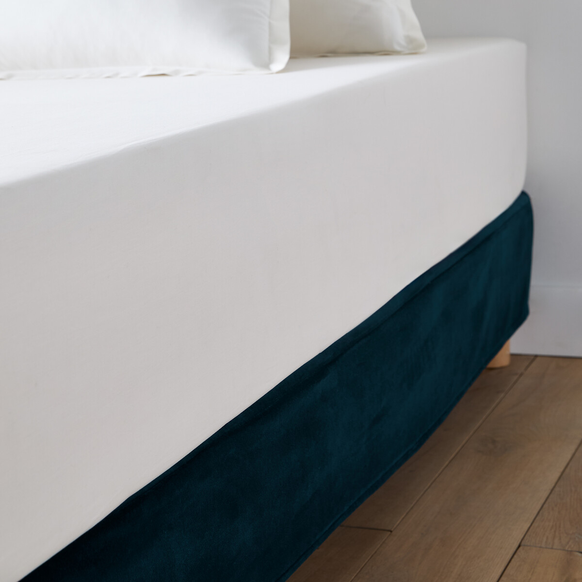 La Redoute Interieurs Κάλυμμα βάσης κρεβατιού από βελούδο 90x190 cm