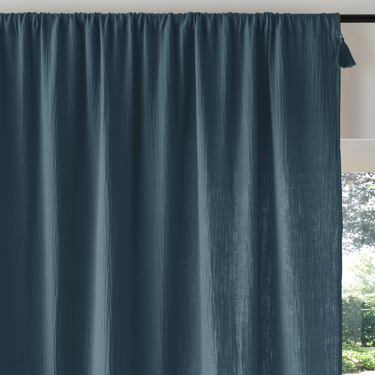Κουρτίνα από βαμβακερή γάζα 260x140 cm