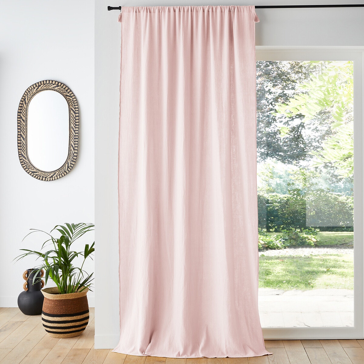 Κουρτίνα από βαμβακερή γάζα 260x140 cm