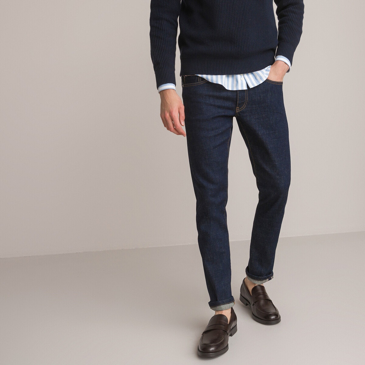 Τζιν selvedge σε γραμμή slim