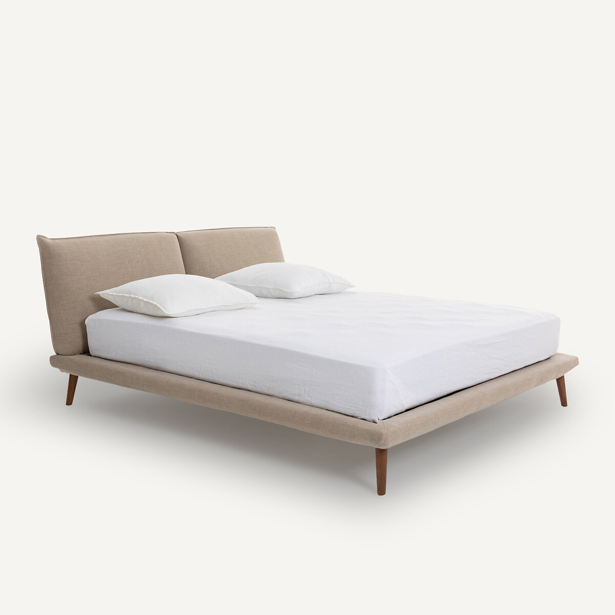 AM.PM Κρεβάτι με πικέ ύφανση Μ230xΠ177xΥ94cm