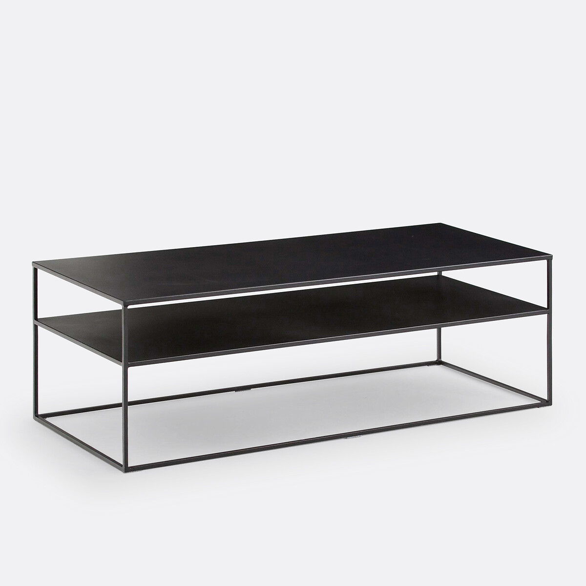 La Redoute Interieurs Χαμηλό μεταλλικό τραπεζάκι Μ50xΠ120xΥ42cm