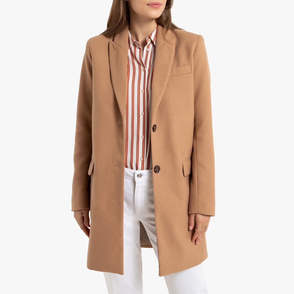 Μίντι παλτό με κουμπιά