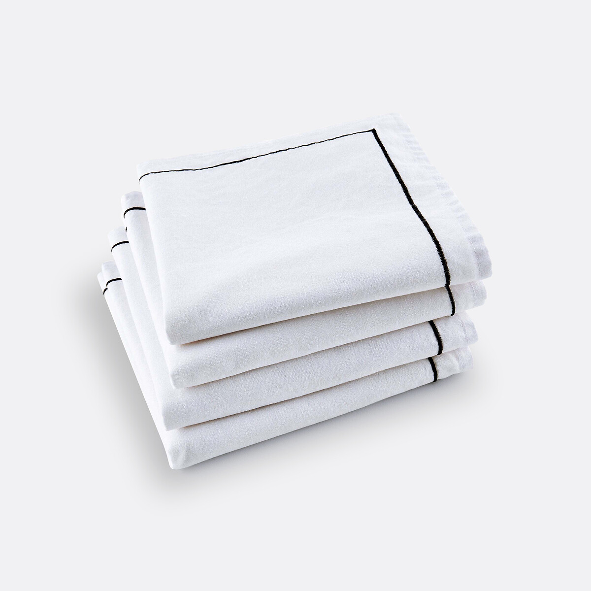 La Redoute Interieurs Σετ 4 πετσέτες φαγητού 45x45 cm