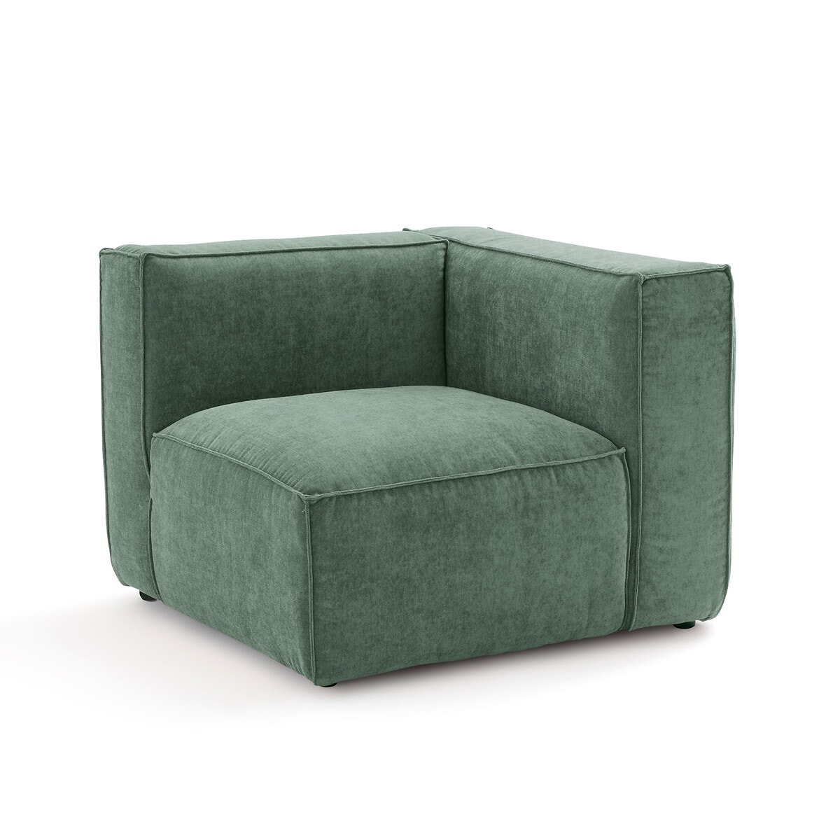 La Redoute Interieurs Γωνία από βελούδο με ανάγλυφη υφή Μ95xΠ95xΥ71cm