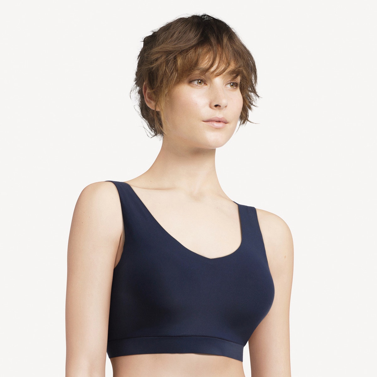 Μπουστάκι με V, Soft Stretch