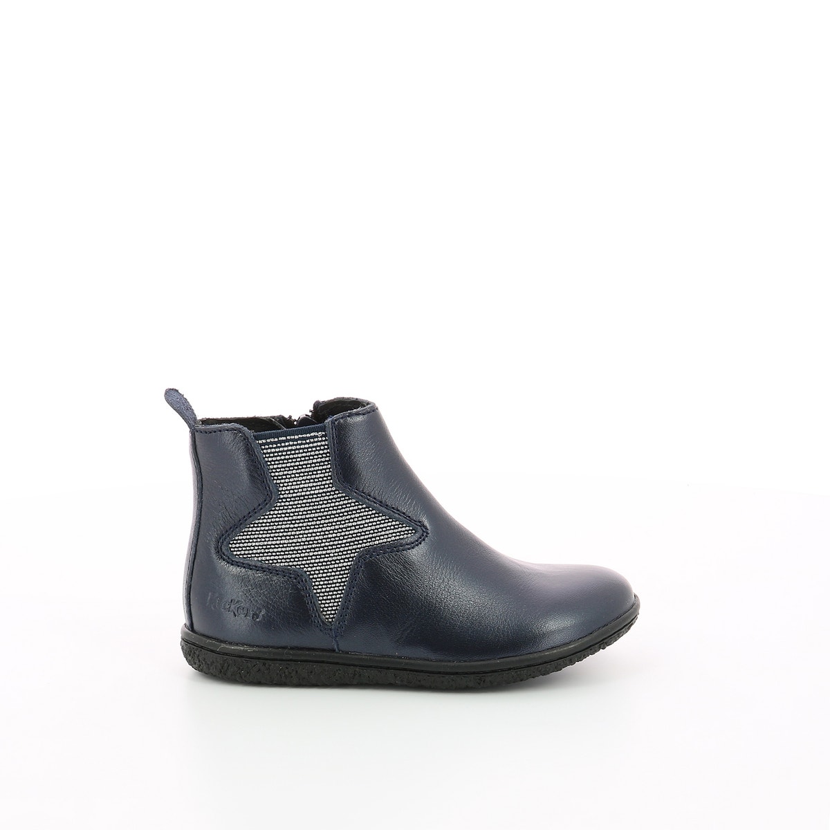 Kids Vermillon Leather Ankle Boots