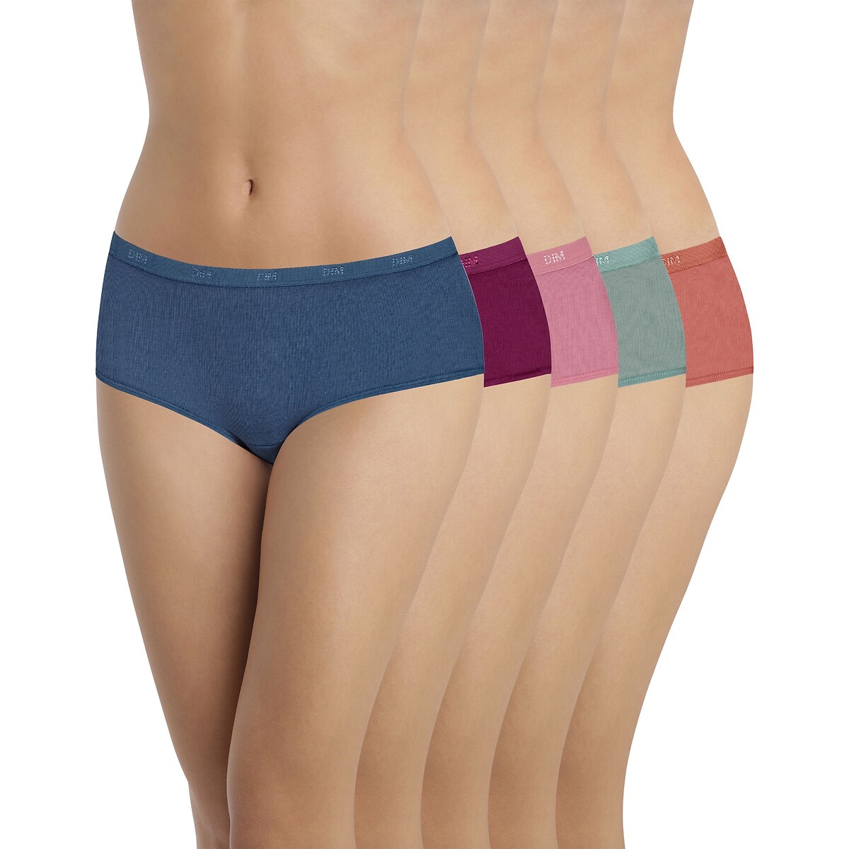 Σετ 5 σλιπ hipster, Les Pockets EcoDim