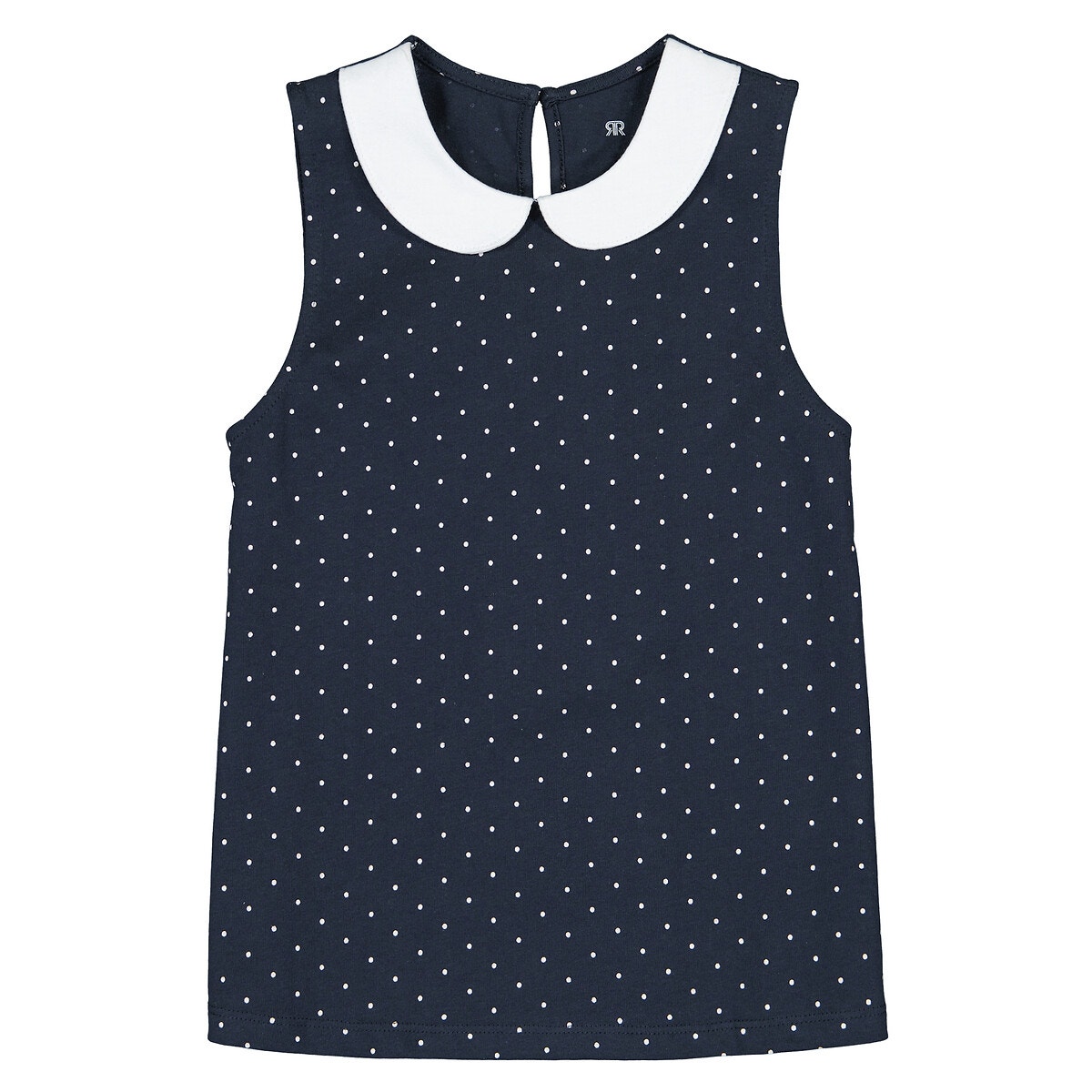 Αμάνικη μπλούζα με πουά και στρογγυλό γιακαδάκι, 3-12 ετών ΠΑΙΔΙ | Μπλούζες & Πουκάμισα | T-shirts