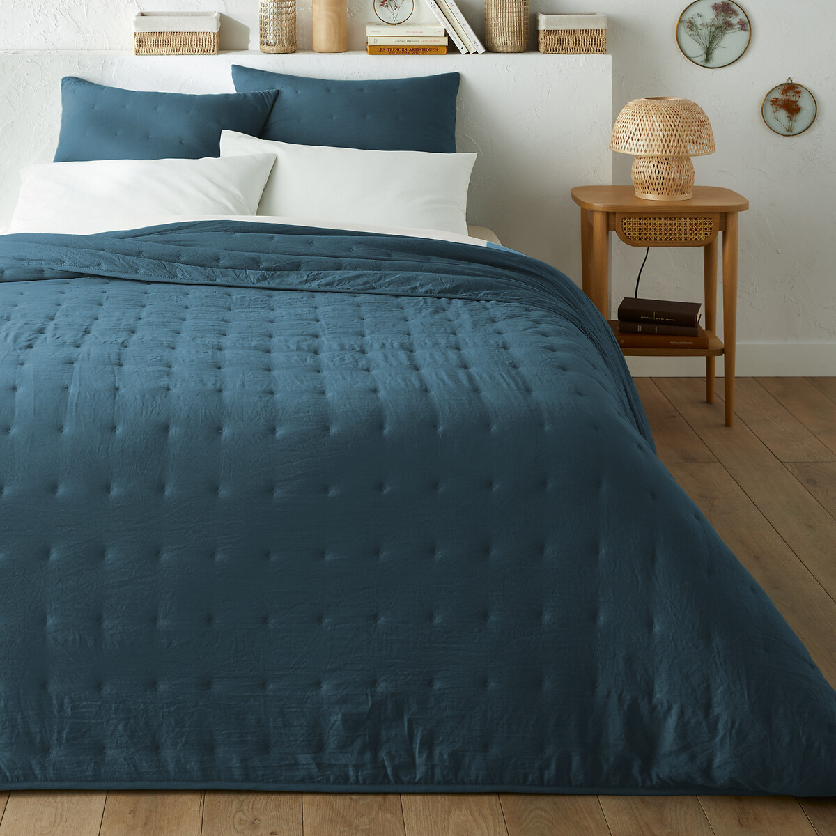 Κουβερλί από προπλυμένο ύφασμα με μικροΐνες 230x250 cm