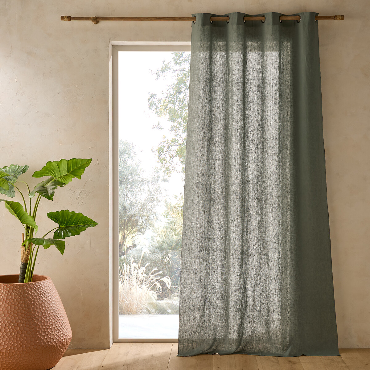 Κουρτίνα από λινό 140x320 cm