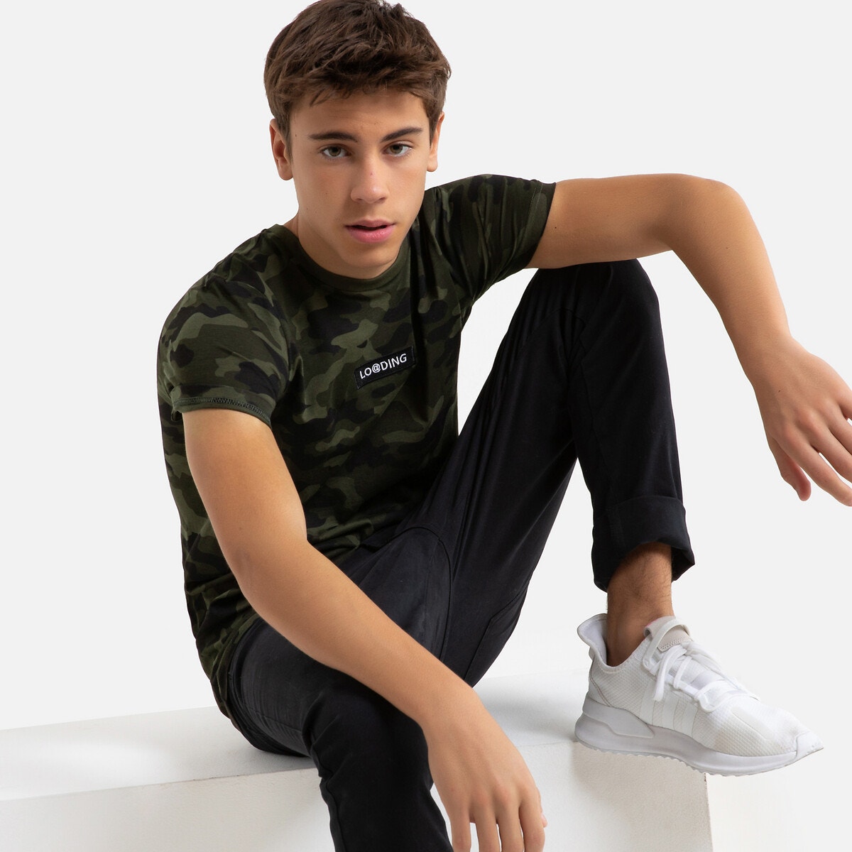 T-shirt παραλλαγής με στρογγυλή λαιμόκοψη