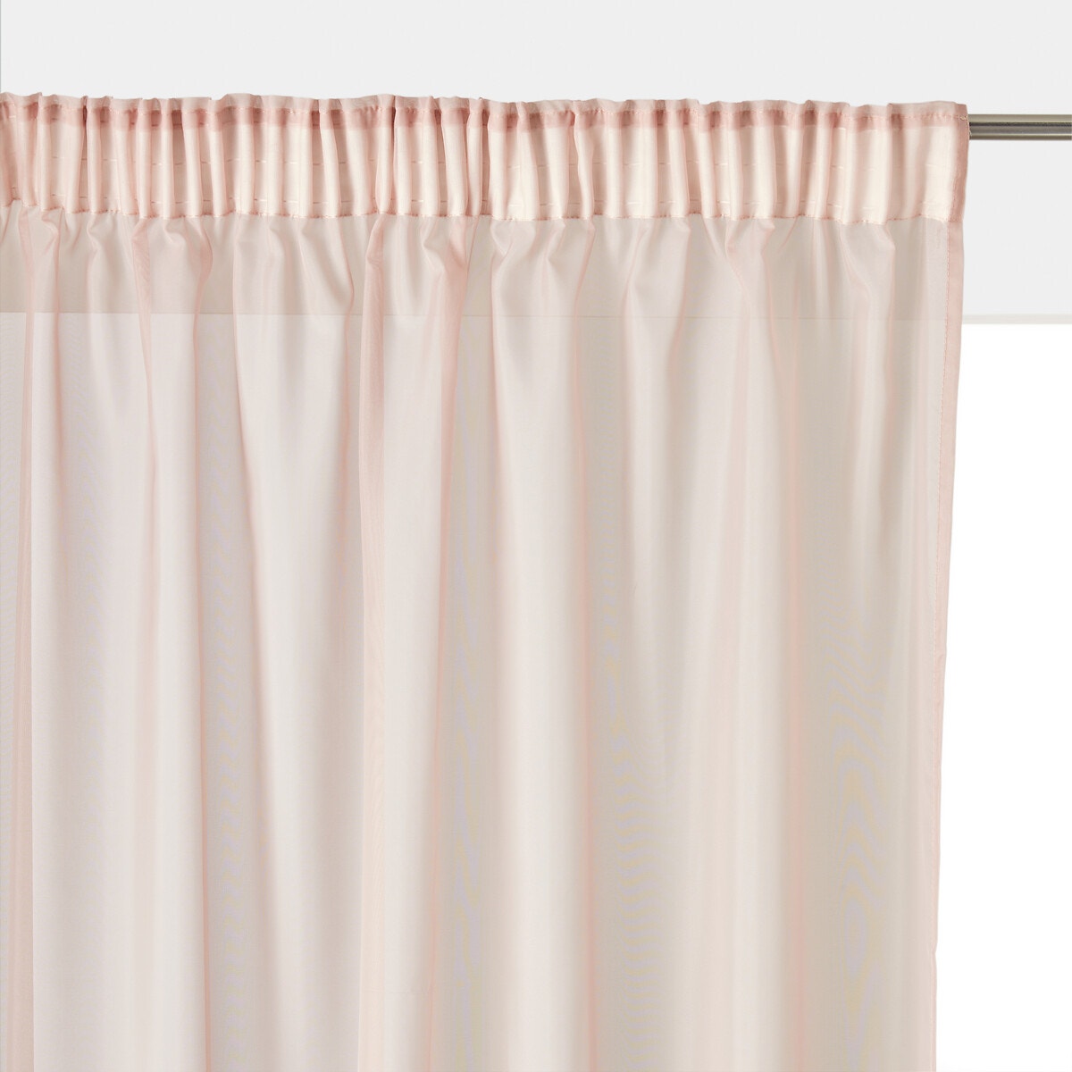 Βουάλ κουρτίνα με τρέσα που σουρώνει 240x140 cm