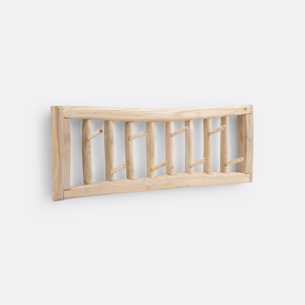 La Redoute Interieurs Κρεμάστρα τοίχου από ξύλο teak Μ11xΠ70xΥ25cm