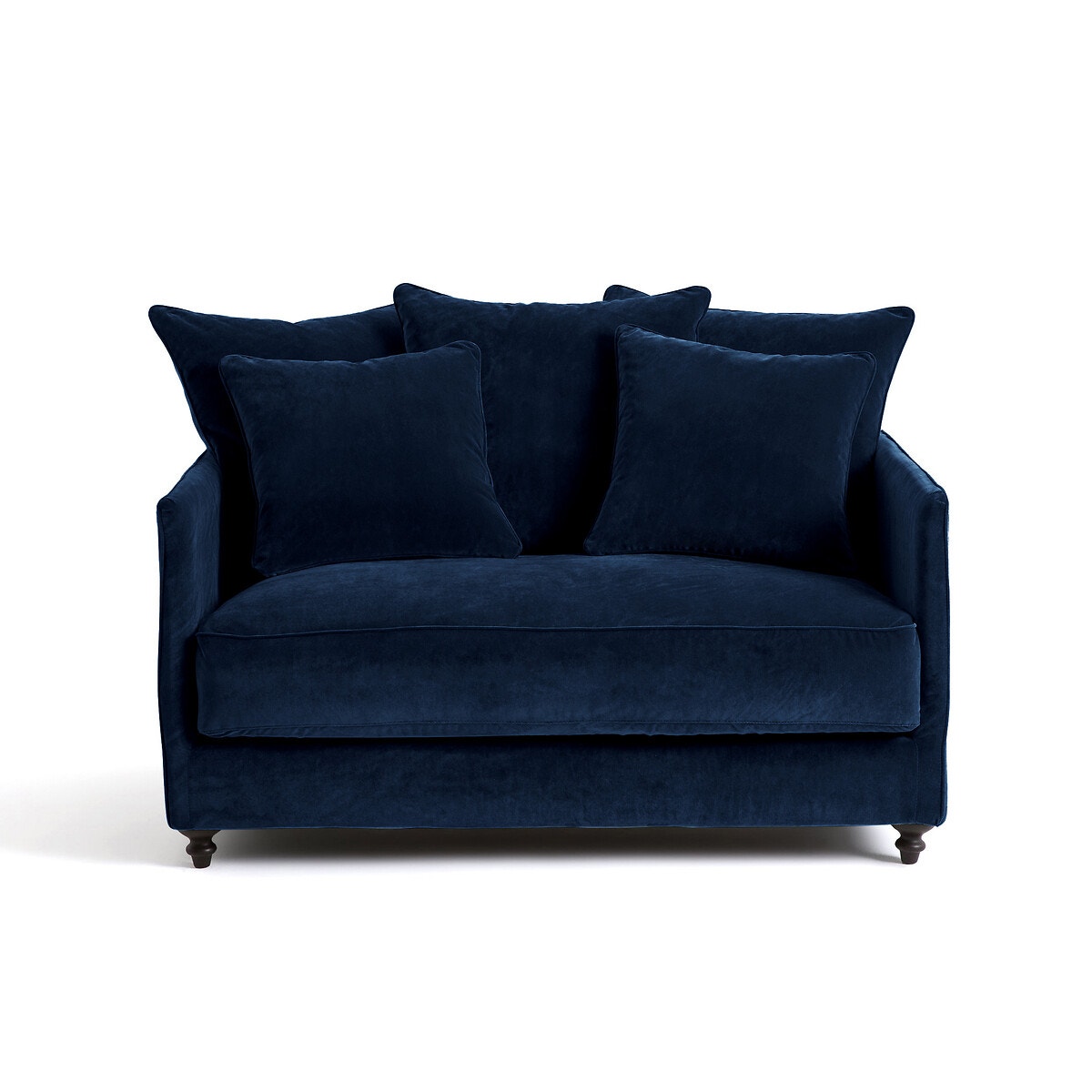 AM.PM 2θέσιος πτυσσόμενος καναπές από βελούδο Μ105xΠ133xΥ93cm