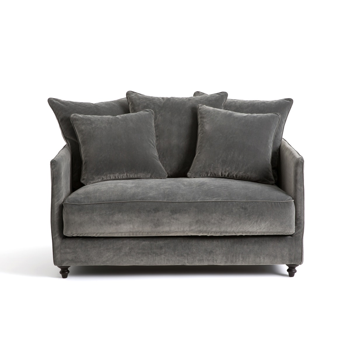 AM.PM 2θέσιος πτυσσόμενος καναπές από βελούδο Μ105xΠ133xΥ93cm