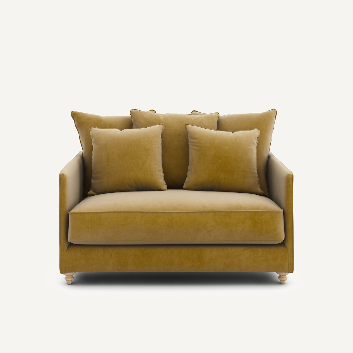 AM.PM 2θέσιος πτυσσόμενος καναπές από βελούδο Μ105xΠ133xΥ93cm