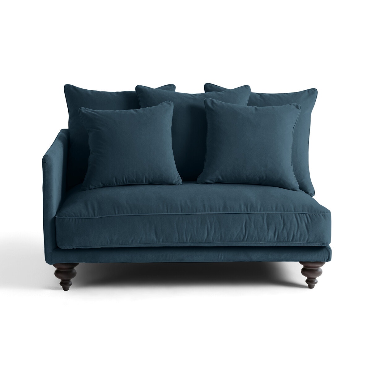 AM.PM Μισός καναπές από βελούδο Μ105xΠ132xΥ93cm