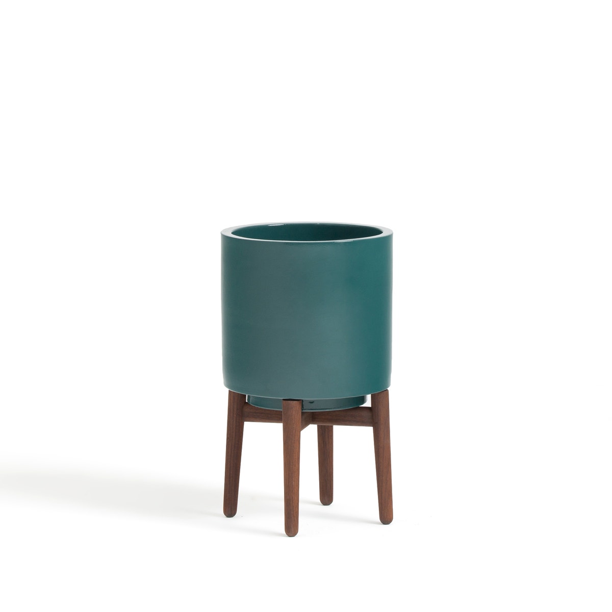 AM.PM Κασπό με πόδι από ξύλο καρυδιάς Υ43 εκ.