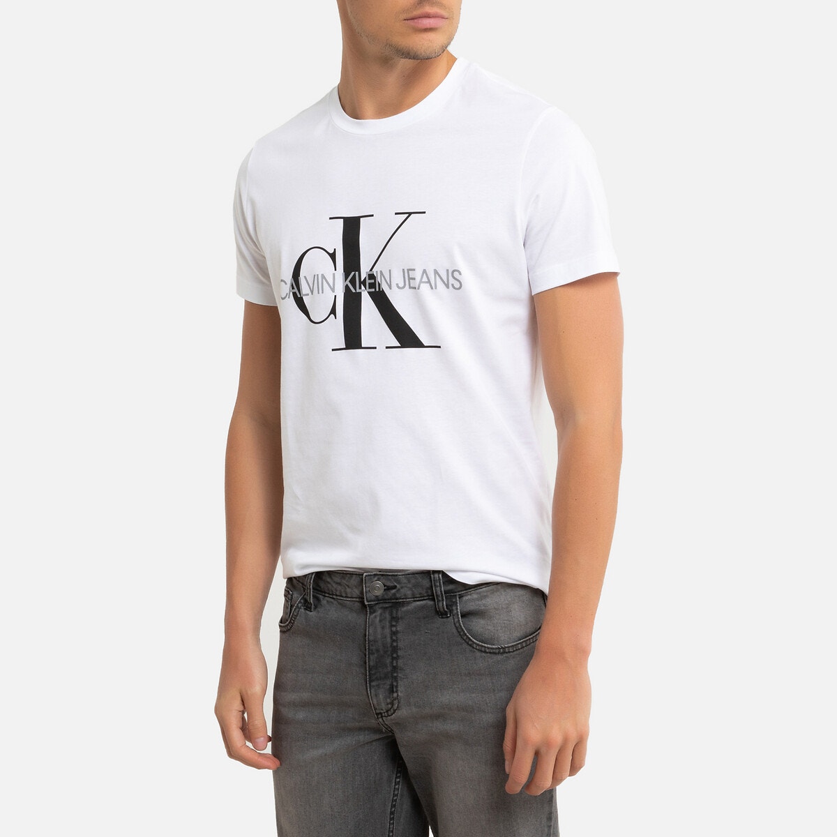 ΑΝΔΡΑΣ | Μπλούζες & Πουκάμισα | T-shirts T-shirt σε slim γραμμή, Iconic Monogram